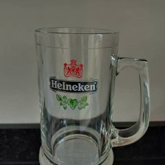 Heineken pint tankard glasses for sale