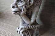 Gothic gargoyle candle holder