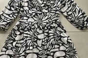 Ladies black and cream dress. Size 12