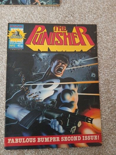 Punisher Uk 1989 x 3
