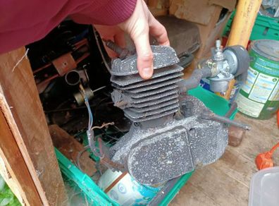 80cc motorized bike engine and accessories