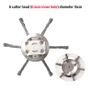 Weed Brush Head Steel Wire Wheel Grass Trimmer Head Removal Moss Rust Lawn Mower Grass Brush Disc Weed Brush Trimmer Heads Image 3