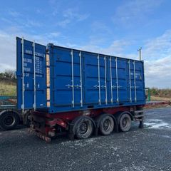 One Trip 20ft Shipping Container Multi Door Blue