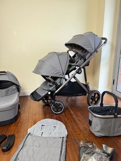 Cybex Gazelle S double pram twin buggy travel system