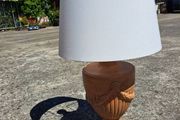 Large heavy vintage table lamp