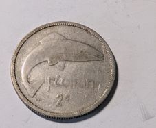 Irish Silver Florin 1940
