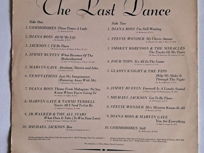 Motown The Last Dance UNTESTED