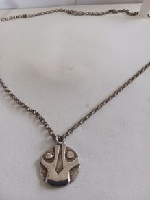 Silver chain and pendant
