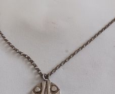 Silver chain and pendant