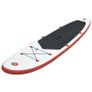 Stand Up Paddle Board Set SUP Surfboard Inflatable Red and White Image 2