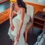 Wedding Dress + Underskirt + Veil Image 5