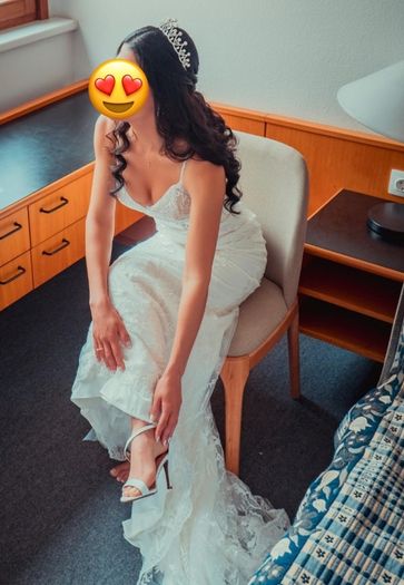 Wedding Dress + Underskirt + Veil