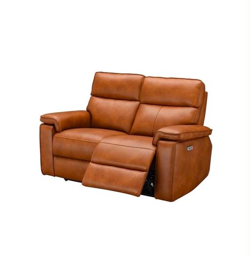 ELLA 2 Seater Power Cognac Leather