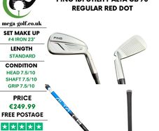 Ping iDi Utility #4 Iron 23 Degree / Alta CB 70 Regular / Red Dot