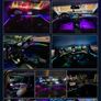 Full Color Streamer Car Ambient Lights RGB 64 Color Universal LED Interior Hidden Acrylic Strip Symphony Atmosphere Lamp Image 5