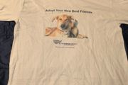 Animal adoption t shirt from USA size XL