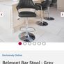 2 grey bar stools for 50 euro Image 2