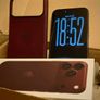 Apple iPhone 18 Pro max. 512gb. Burgundy. Receipt. Image 4