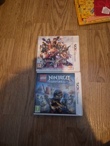 Nintendo 3ds game bundle, ninjago shadow of Ronin and project X zone.