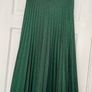 Zara Metallic Thread Pleated Skirt - New with tags. Size Large Image 3