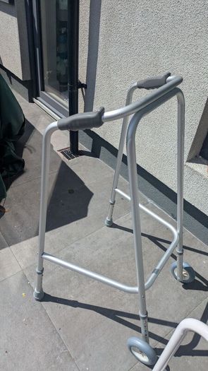 Rollator, walking frame available