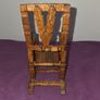 Vintage folk art miniature rocking chair Image 4