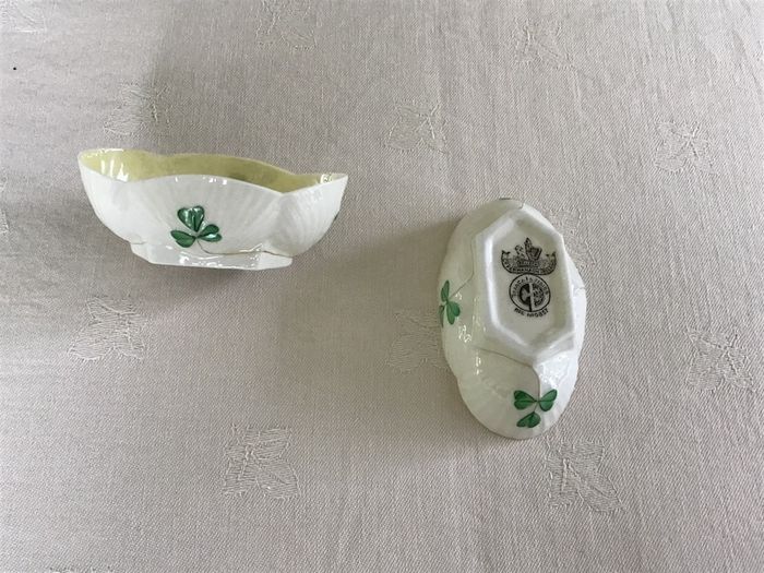 Early Belleek Salt Dishes