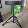 Drummer seat - PURE GEWA Drummer Thrones round seat DT-90 black, adjustable height, single braced Image 2