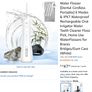 Water Flosser, Cordless, 6 Modes & IPX7 Waterproof Rechargeable Oral Irrigator Water Teeth Cleaner Floss Pick Image 9