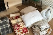 Pillows , sheets , duvet