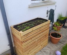 Handcrafted Pallet Wood Raised Planter