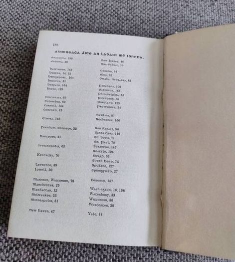 Mo Turur go hAmerice by An Craoibhin 1937 hardback with dustcover by Douglas Hyde The Little Branch and My Travels in America in good condition with some wear to the dustcover see photos and some writing on the inside page FREE POSTAGE INCLUDED