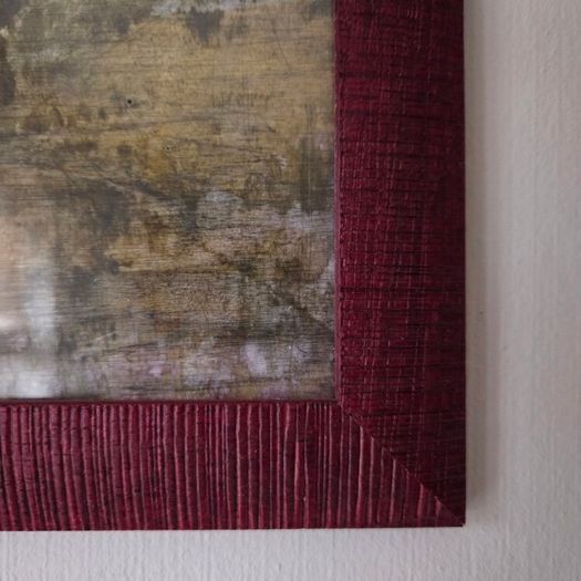 Abstract Framed Wall Art (45x35cm) Solid Wood Frame with Glass