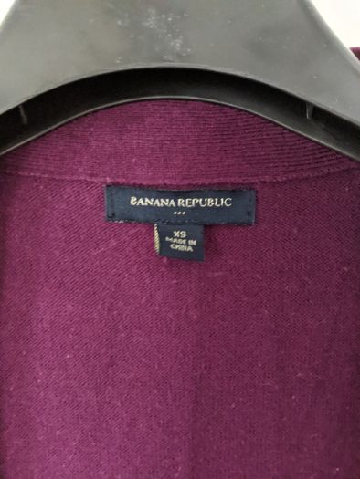 Purple Cotton Blend Cardigan Size XS