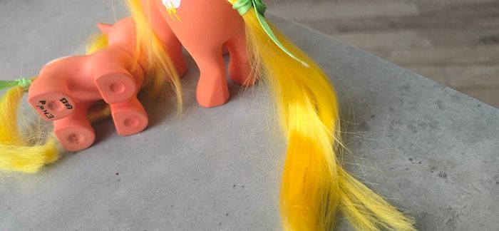 Mammy and Son Custom Lighting Mountain Boy Ponies using MLP G1 Base My Little Pony