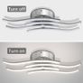 NEW SALE | LED Ceiling Light, Modern Ceiling Design Curved Ceiling Lights, 24W LED Light Fitting with 4 Built-in LED Boards Natural White 4000K Image 5