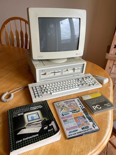 Amstrad PC 1512 and Printer in original box