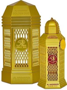 Al Haramain Golden Oud 50 years eau de parfum new sealed extracted from the khasiana tree