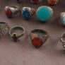 Ancient Handmade Brass Rings Lot of 15 Mixed Collectible Antique Rings Image 5