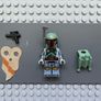 lego Star Wars sw0977 cloud city Boba Fett minifigure- Pauldron, Helmet, Jet Pack, Printed Arms and Legs, Clone Head Image 2