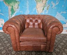 Leather Chesterfield Club Chair