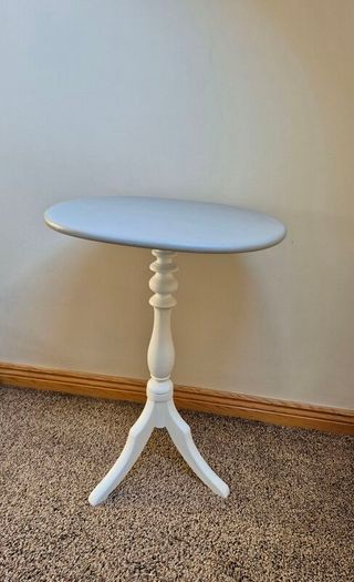 Mid century French mahogany table