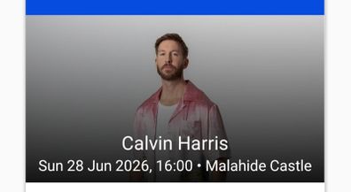 Calvin Harris Malahide 2x Tix