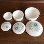 Wedgwood Clementine china jewellery trinket dishes / pots with lids  x3 Image 3