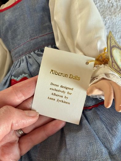 Alberon porcelain doll 1990