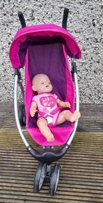 Baby Born Doll & Buggy