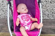 Baby Born Doll &amp; Buggy