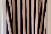 Size 14 Ladies Navy Striped Linen Mix Dress by Next