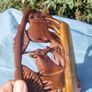 African Animal hand carved wooden bowl Image 6