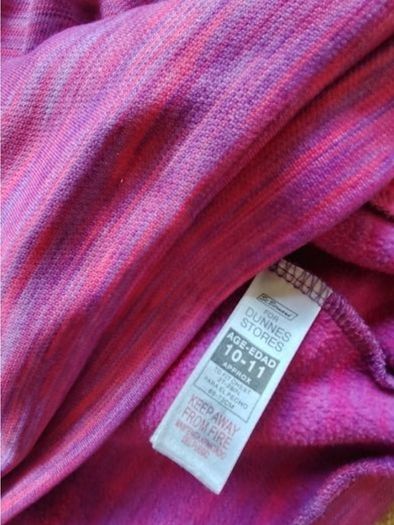 Pink Hoodie  Age 10-11